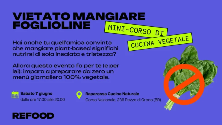Vietato mangiare foglioline!