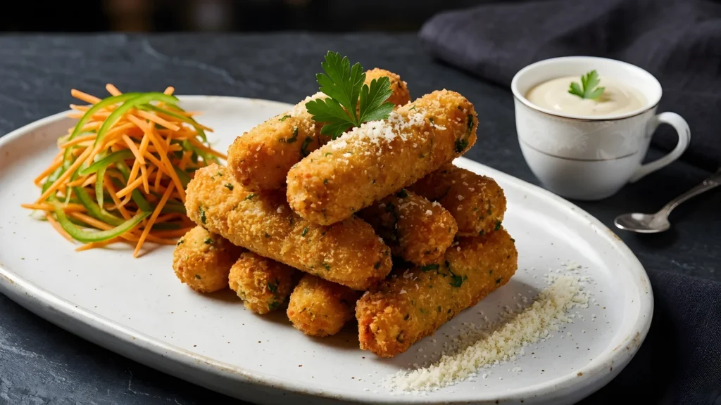 Bastoncini di tofu con impanatura di mare