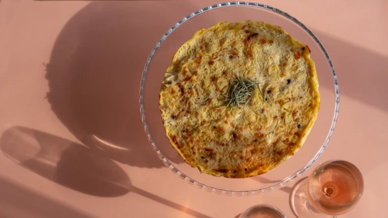 Tortilla di patate vegana di Rosa Carbone